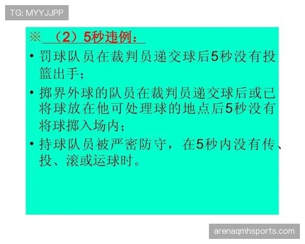 篮球规则中持球五秒违例的具体判定标准与情形全面解析